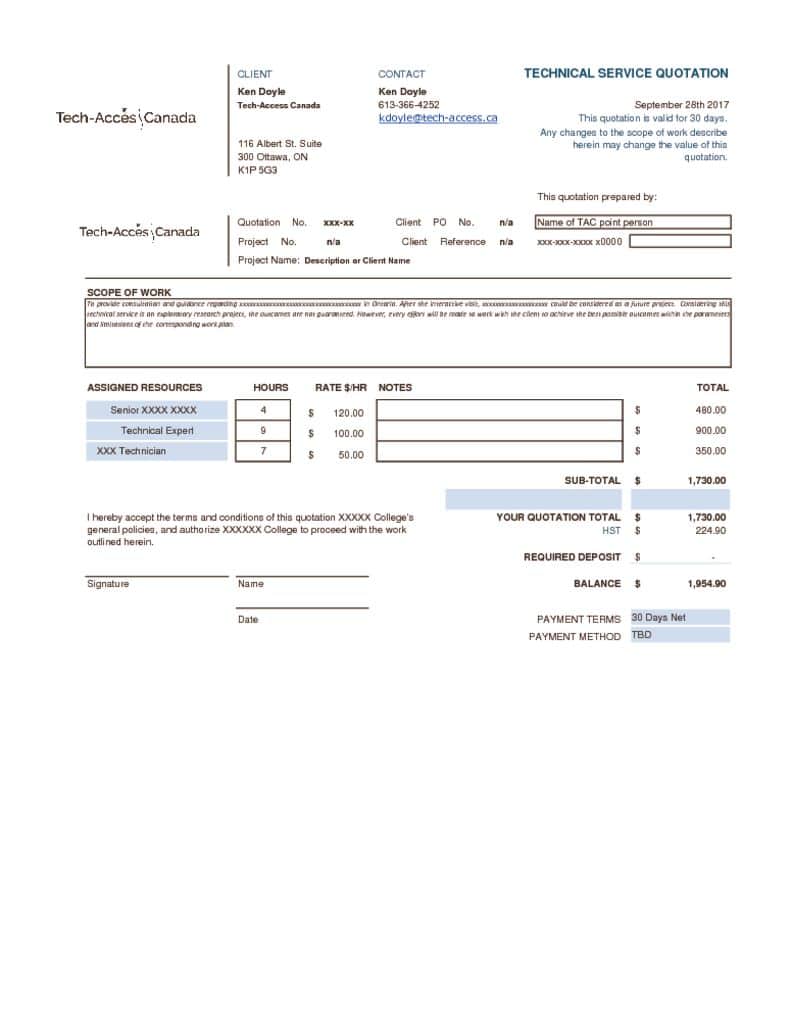 TACinvoiceExample – Members Tech-Access Canada